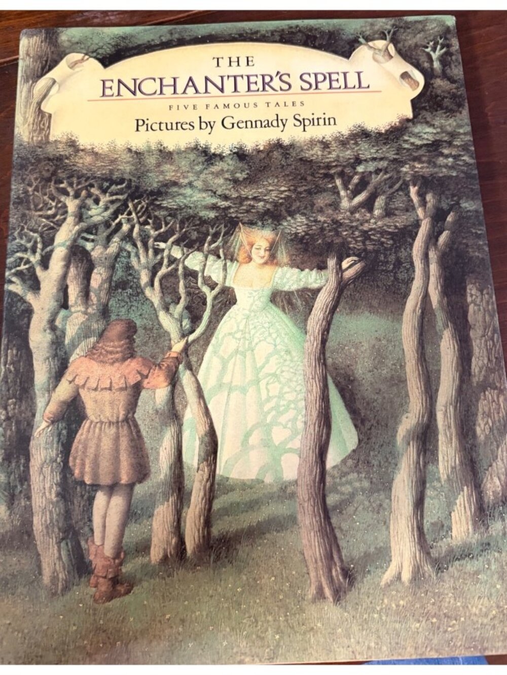 The Enchanters Spell: Five Famous Tales By Gennady Spirin Hardcover 1987 Dial Bo